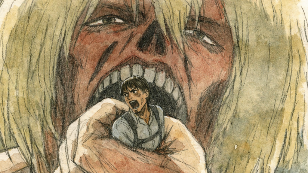 アルミンの巨人化